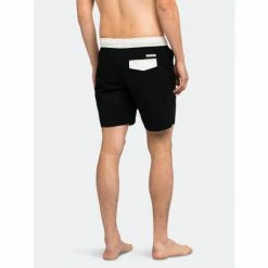 Banks Journal Primary Elastic Boardshort Swimwear Dirty Black -Banks Journal store unnamed file 2119