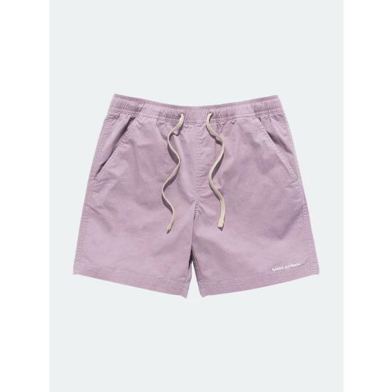 Banks Journal Label Elastic Boardshort Swimwear Pale Lavander 3 Banks Journal Label Elastic Boardshort Swimwear Pale Lavander