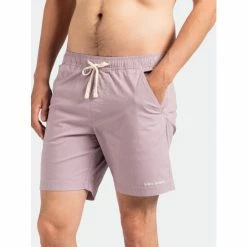Banks Journal Label Elastic Boardshort Swimwear Pale Lavander 11 Banks Journal Label Elastic Boardshort Swimwear Pale Lavander -Banks Journal store unnamed file 2123