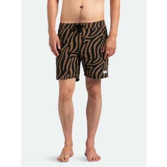 Banks Journal Stranger Elastic Boardshort Swimwear Clay 5 Banks Journal Stranger Elastic Boardshort Swimwear Clay - Image 3