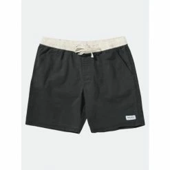 Banks Journal Primary Elastic Boardshort Swimwear Dirty Black