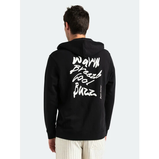 Banks Journal Cool Printed Fleece Sweatshirts, Sweaters & Hoodies Dirty Black 6 Banks Journal Cool Printed Fleece Sweatshirts, Sweaters & Hoodies Dirty Black - Image 4