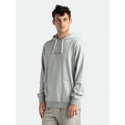 Banks Journal Cool Printed Fleece Sweatshirts, Sweaters & Hoodies Heather Grey -Banks Journal store unnamed file 2179