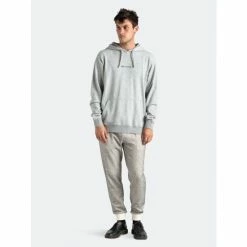 Banks Journal Cool Printed Fleece Sweatshirts, Sweaters & Hoodies Heather Grey -Banks Journal store unnamed file 2182