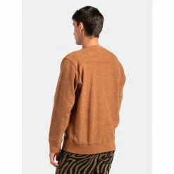 Banks Journal Stroke Deluxe Fleece Sweatshirts, Sweaters & Hoodies Tobacco -Banks Journal store unnamed file 2190