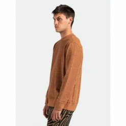 Banks Journal Stroke Deluxe Fleece Sweatshirts, Sweaters & Hoodies Tobacco -Banks Journal store unnamed file 2191