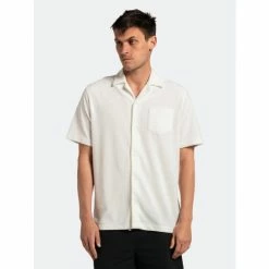 Alternative view of Banks Journal Terry S/S Woven Shirt Tops Off White