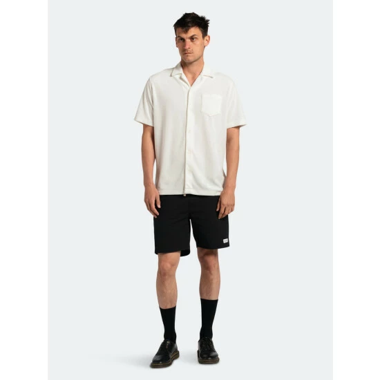 Banks Journal Terry S/S Woven Shirt Tops Off White 7 Banks Journal Terry S/S Woven Shirt Tops Off White - Image 5