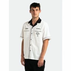 Banks Journal Off The Grid S/S Woven Shirt Tops Off White -Banks Journal store unnamed file 2212