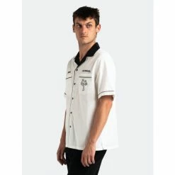 Banks Journal Off The Grid S/S Woven Shirt Tops Off White -Banks Journal store unnamed file 2214