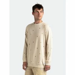 Banks Journal Into The Sun Transseasonal Fleece Sweatshirts, Sweaters & Hoodies Bone -Banks Journal store unnamed file 2225