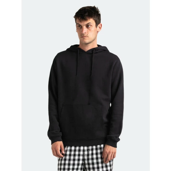 Banks Journal Primary Hood Deluxe Fleece Sweatshirts, Sweaters & Hoodies Dirty Black - Image 2