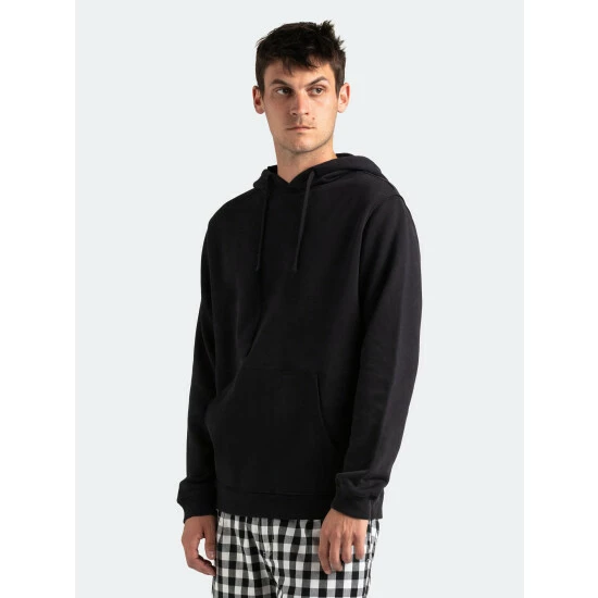 Banks Journal Primary Hood Deluxe Fleece Sweatshirts, Sweaters & Hoodies Dirty Black - Image 4