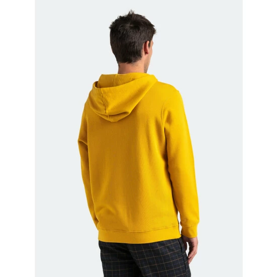 Banks Journal Primary Hood Deluxe Fleece Sweatshirts, Sweaters & Hoodies Dark Mustard - Image 3