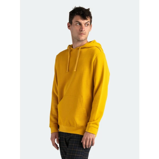 Banks Journal Primary Hood Deluxe Fleece Sweatshirts, Sweaters & Hoodies Dark Mustard - Image 4