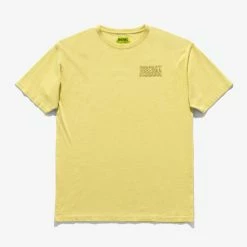 Banks Journal Deepest Reaches Bubble Tee Shirt - Washed Yellow T-Shirts