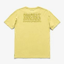 Alternative view of Banks Journal Deepest Reaches Bubble Tee Shirt - Washed Yellow T-Shirts