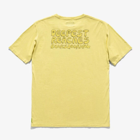 Banks Journal Deepest Reaches Bubble Tee Shirt - Washed Yellow T-Shirts 4 Banks Journal Deepest Reaches Bubble Tee Shirt - Washed Yellow T-Shirts - Image 2