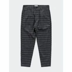 Banks Journal Downtown Check Pant - Black Denim & Bottoms