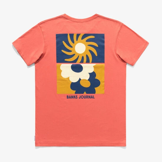 Banks Journal Pop Heart Classic Tee Shirt- Faded Rose T-Shirts 4 Banks Journal Pop Heart Classic Tee Shirt- Faded Rose T-Shirts - Image 2