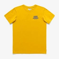 Banks Journal Tropics Classic Tee Shirt T-Shirts Dark Mustard