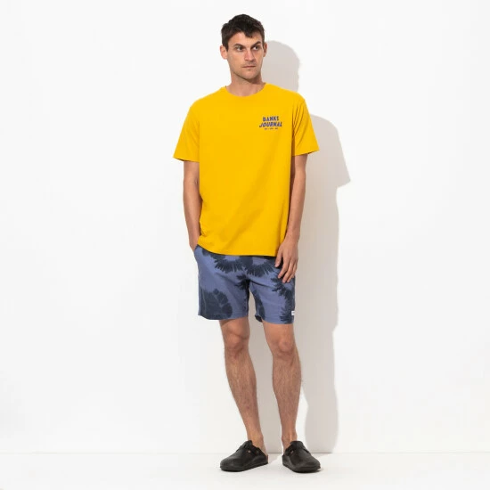Banks Journal Tropics Classic Tee Shirt T-Shirts Dark Mustard 8 Banks Journal Tropics Classic Tee Shirt T-Shirts Dark Mustard - Image 6