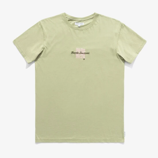 Banks Journal Work In Progress Classic Tee Shirt - Green Tea T-Shirts 3 Banks Journal Work In Progress Classic Tee Shirt - Green Tea T-Shirts