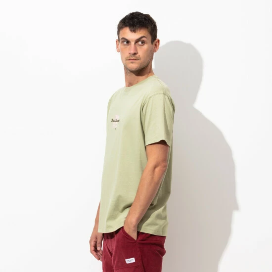 Banks Journal Work In Progress Classic Tee Shirt - Green Tea T-Shirts 6 Banks Journal Work In Progress Classic Tee Shirt - Green Tea T-Shirts - Image 4