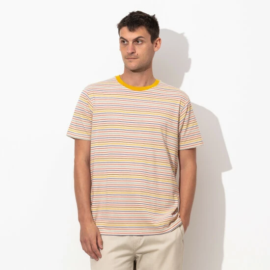 Banks Journal Alt Deluxe Tee Shirt T-Shirts Bone - Image 3