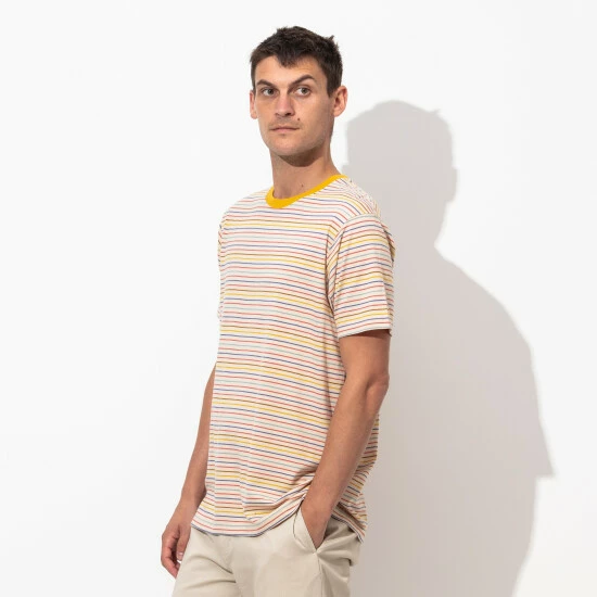 Banks Journal Alt Deluxe Tee Shirt T-Shirts Bone - Image 4