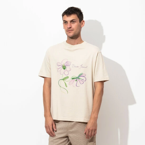 Banks Journal Fluer Trader Tee Shirt T-Shirts Bone 4 Banks Journal Fluer Trader Tee Shirt T-Shirts Bone - Image 2