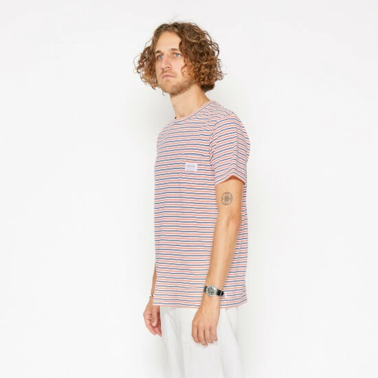 Banks Journal Stripe June Shine Deluxe Tee T-Shirts Off White 4 Banks Journal Stripe June Shine Deluxe Tee T-Shirts Off White - Image 2