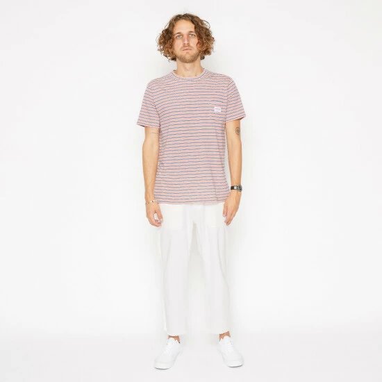 Banks Journal Stripe June Shine Deluxe Tee T-Shirts Off White 5 Banks Journal Stripe June Shine Deluxe Tee T-Shirts Off White - Image 3