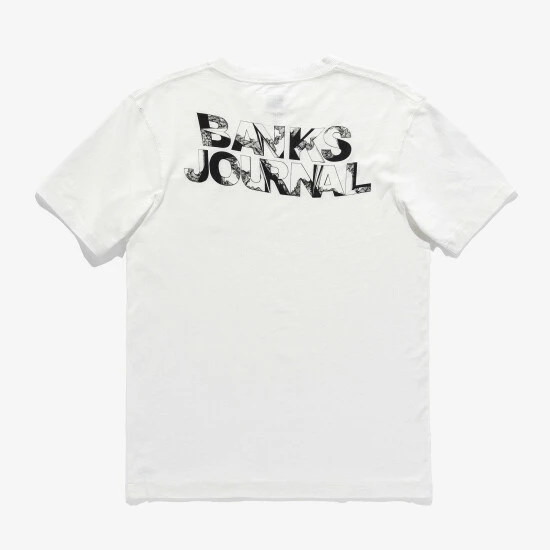 Banks Journal Natalie Strickland Progress Tee Shirt T-Shirts Off White 3 Banks Journal Natalie Strickland Progress Tee Shirt T-Shirts Off White