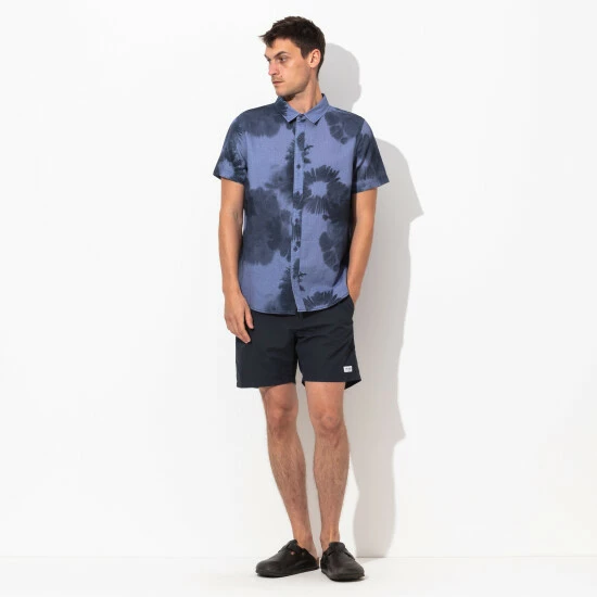 Banks Journal Washed Up S/S Woven Shirt - Moon Light Shirts 4 Banks Journal Washed Up S/S Woven Shirt - Moon Light Shirts - Image 2