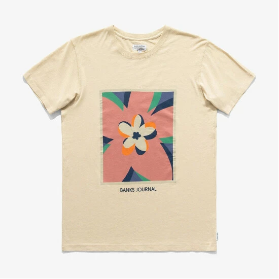 Banks Journal Candy Faded Tee Shirt T-Shirts Bone 3 Banks Journal Candy Faded Tee Shirt T-Shirts Bone