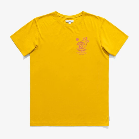 Banks Journal Rising Palm Faded Tee Shirt - Dark Mustard T-Shirts 3 Banks Journal Rising Palm Faded Tee Shirt - Dark Mustard T-Shirts