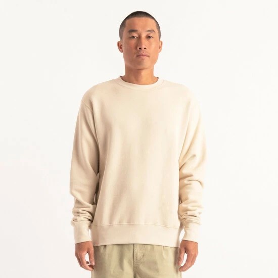 Banks Journal Primary Trader Crew Deluxe Fleece Sweatshirts, Sweaters & Hoodies Bone 4 Banks Journal Primary Trader Crew Deluxe Fleece Sweatshirts, Sweaters & Hoodies Bone - Image 2