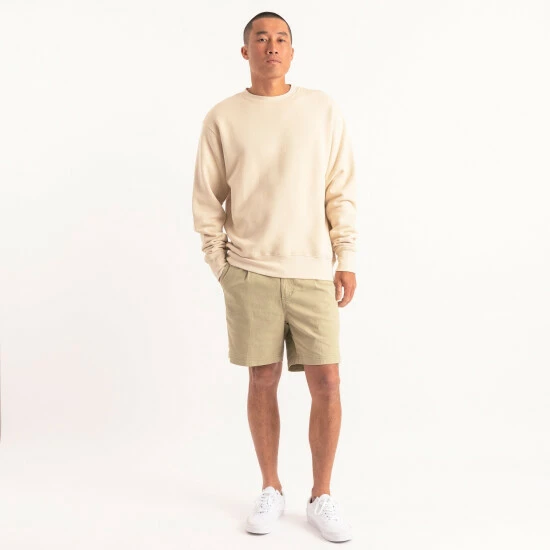 Banks Journal Primary Trader Crew Deluxe Fleece Sweatshirts, Sweaters & Hoodies Bone 7 Banks Journal Primary Trader Crew Deluxe Fleece Sweatshirts, Sweaters & Hoodies Bone - Image 5