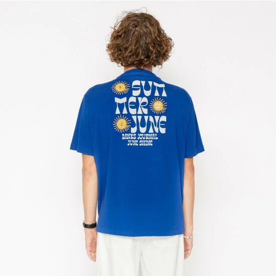 Banks Journal Summer Of June Trader Tee T-Shirts Blue 6 Banks Journal Summer Of June Trader Tee T-Shirts Blue - Image 4