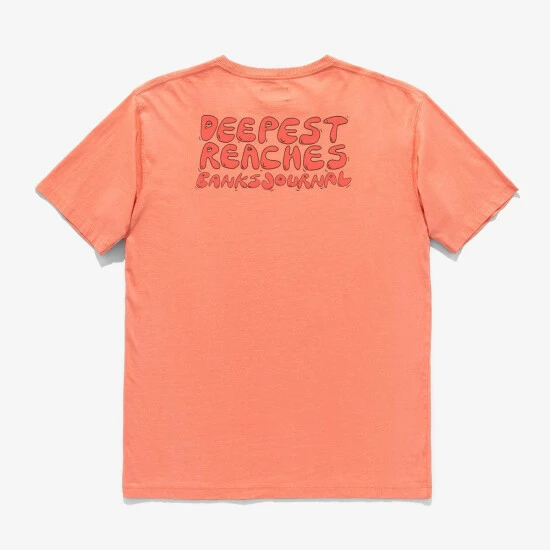 Banks Journal Deepest Reaches Bubble Tee Shirt - Washed Coral T-Shirts 4 Banks Journal Deepest Reaches Bubble Tee Shirt - Washed Coral T-Shirts - Image 2