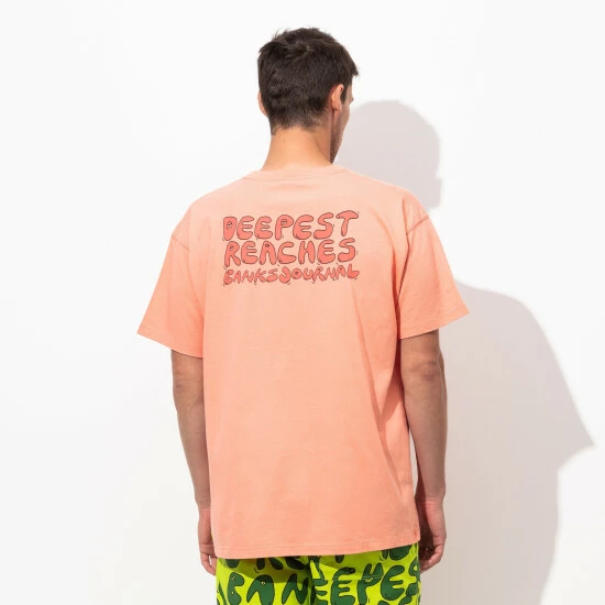 Banks Journal Deepest Reaches Bubble Tee Shirt - Washed Coral T-Shirts 6 Banks Journal Deepest Reaches Bubble Tee Shirt - Washed Coral T-Shirts - Image 4