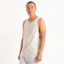 Banks Journal Primary Tank Tops Washed Grey -Banks Journal store unnamed file 357
