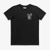 Banks Journal Rising Palm Faded Tee Shirt - Black T-Shirts -Banks Journal store unnamed file 360