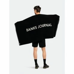 Banks Journal Label Towel Towels Dirty Black -Banks Journal store unnamed file 381
