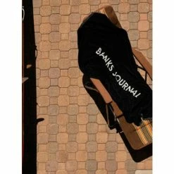Banks Journal Label Towel Towels Dirty Black -Banks Journal store unnamed file 382