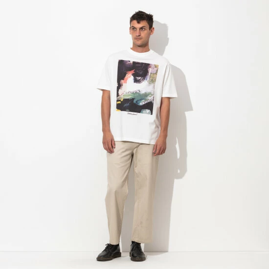 Banks Journal Natalie Strickland Trisha Tee Shirt T-Shirts Off White 6 Banks Journal Natalie Strickland Trisha Tee Shirt T-Shirts Off White - Image 4
