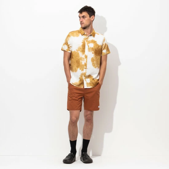 Banks Journal Washed Up S/S Woven Shirt - Tobacco Shirts 4 Banks Journal Washed Up S/S Woven Shirt - Tobacco Shirts - Image 2