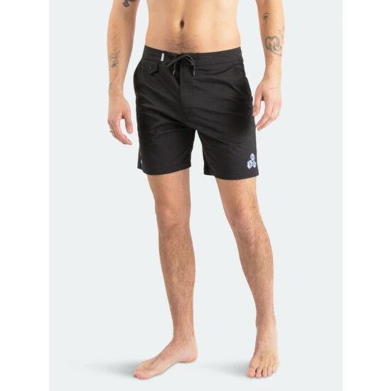 Banks Journal Petals Boardshort Shorts Black 5 Banks Journal Petals Boardshort Shorts Black - Image 3