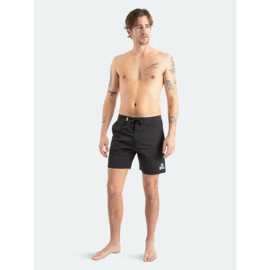 Banks Journal Petals Boardshort Shorts Black 8 Banks Journal Petals Boardshort Shorts Black - Image 6
